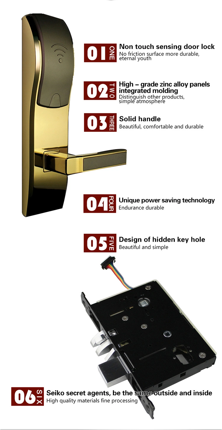 RFID Card Hotel Door Lock System